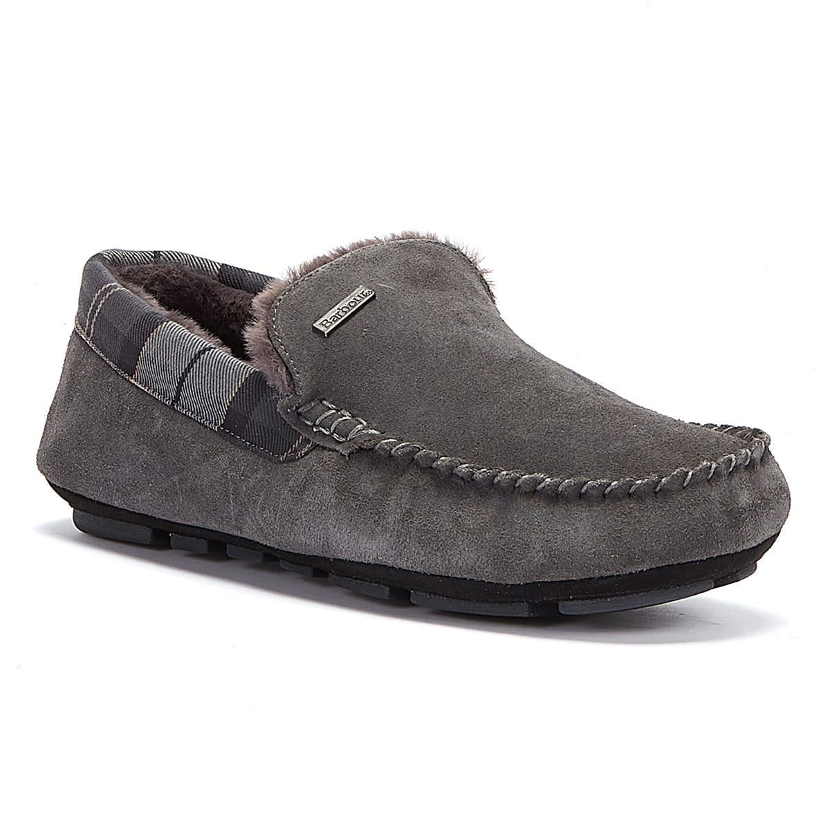 Barbour Monty Herren Hausschuhe In Grau