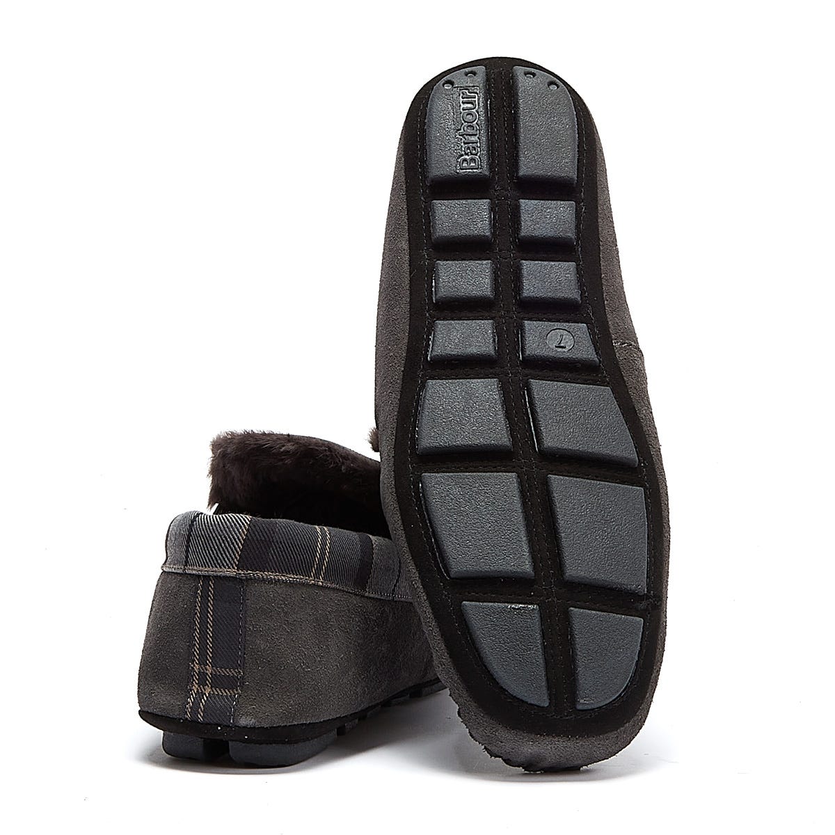 Barbour Monty Herren Hausschuhe In Grau