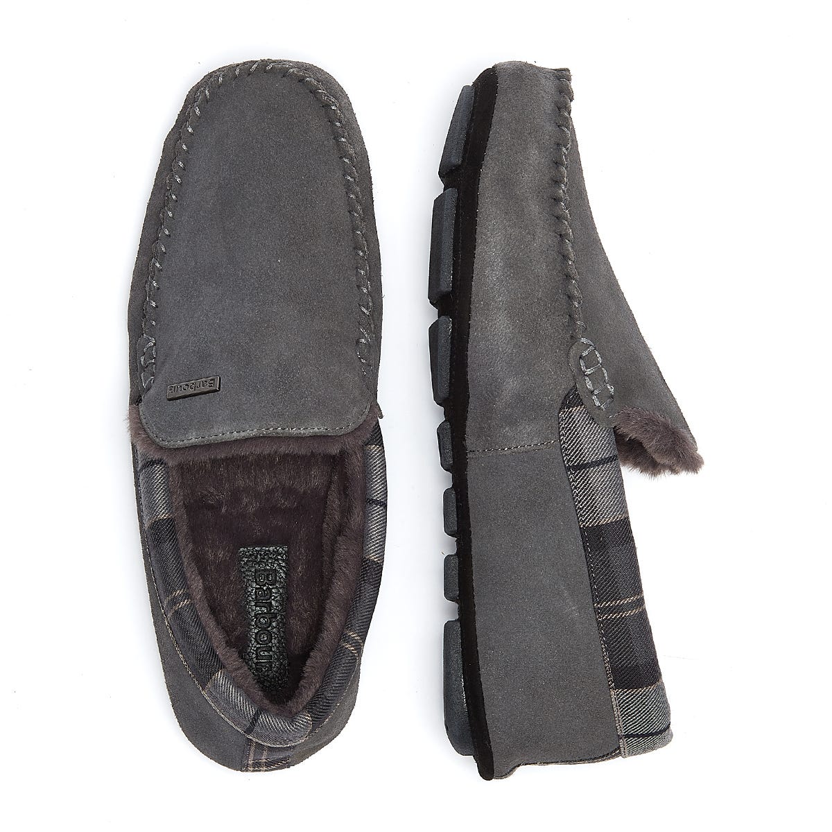 Barbour Monty Herren Hausschuhe In Grau