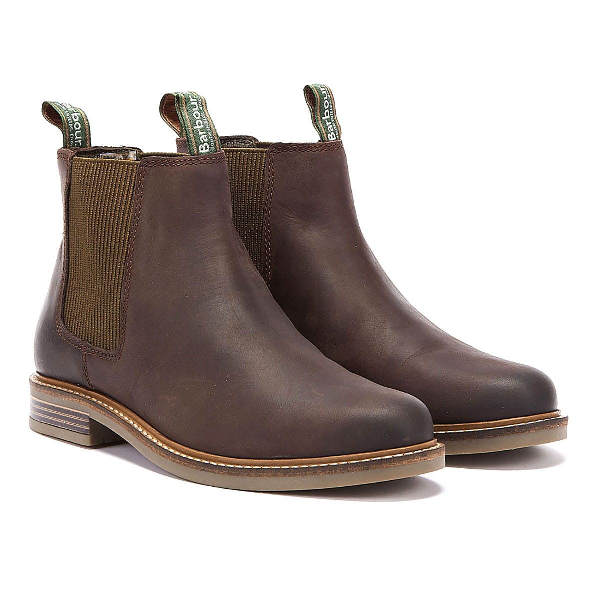 Barbour Farsley Herren Choco Braun Chelsea Stiefel
