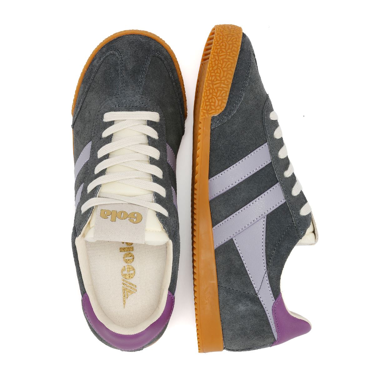 Gola Elan Damen Wildleder Sneaker In Blau