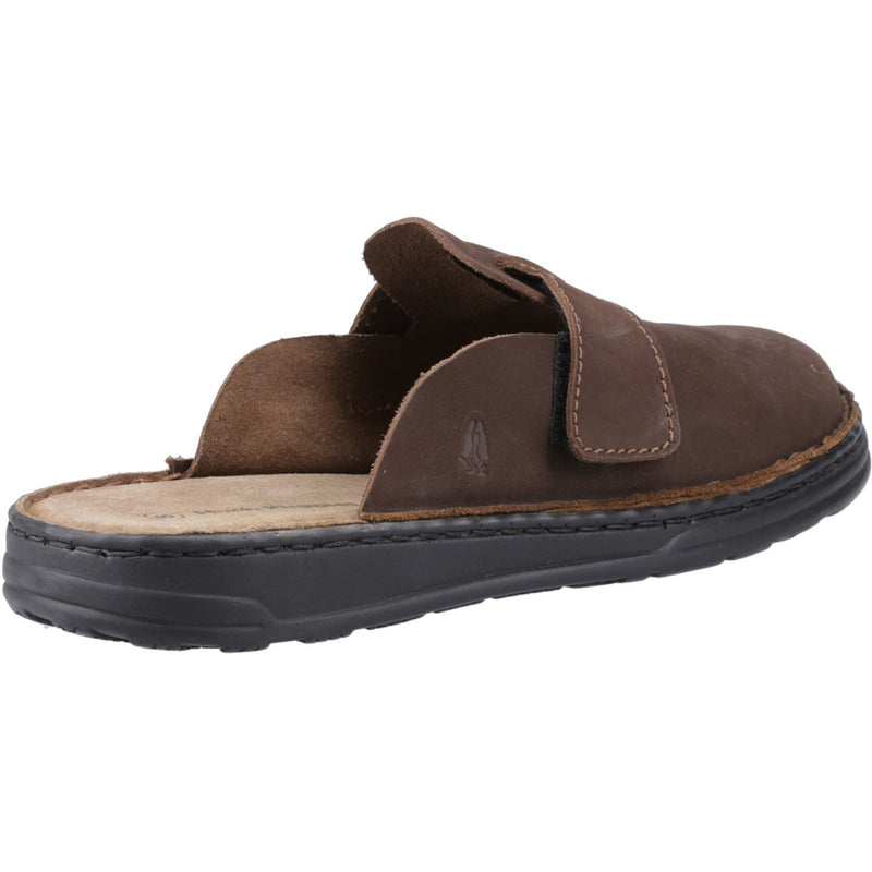 Hush Puppies Edward Herren Pantoletten Aus Braunem Leder