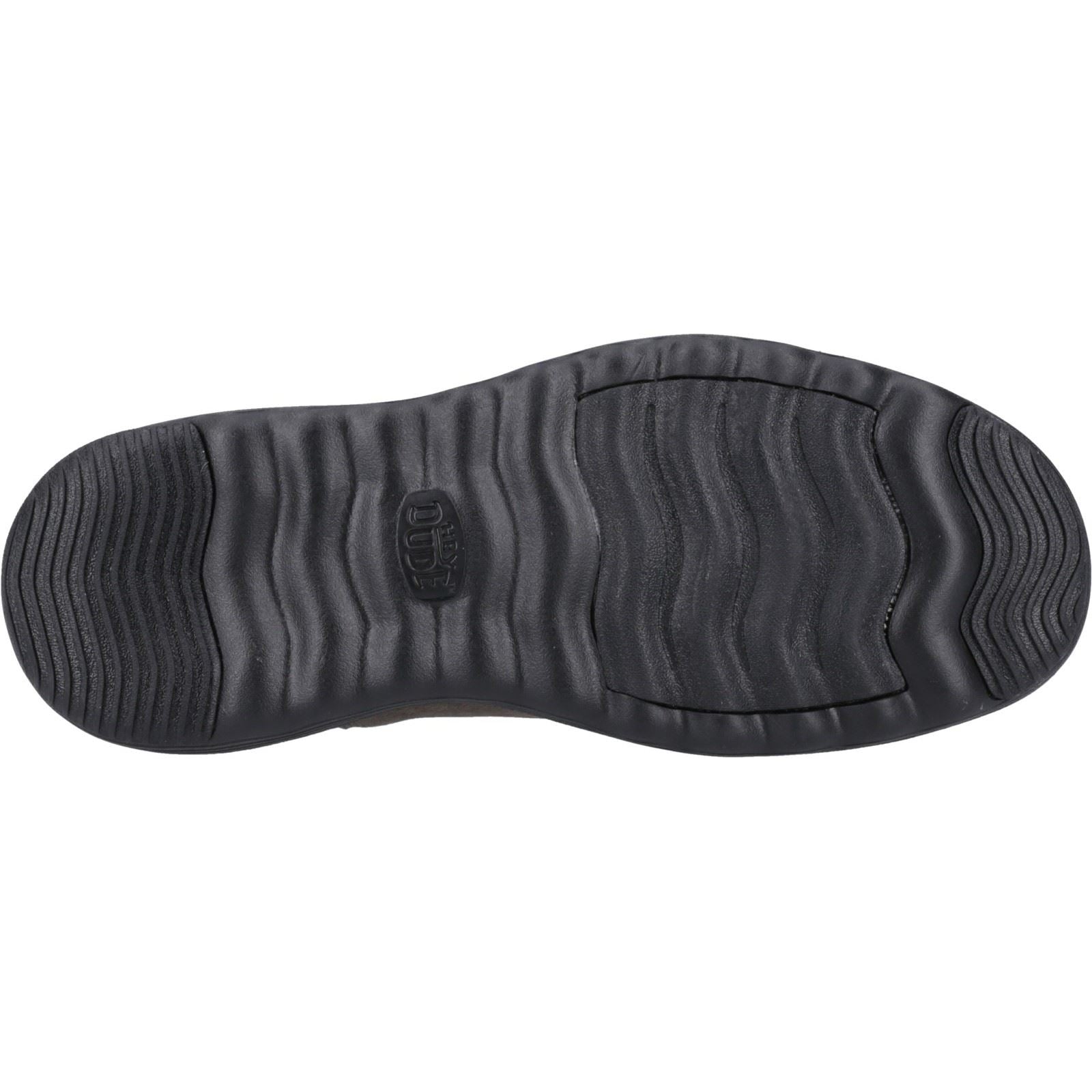 HEYDUDE Branson Leder-Herrenstiefel In Grau