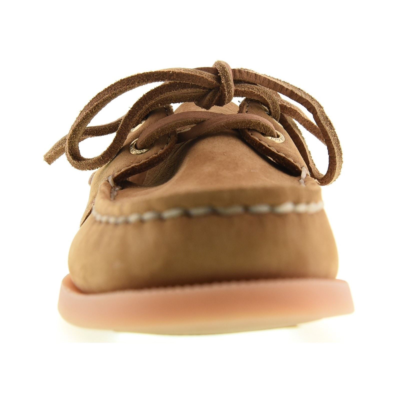 Sperry Authentic 2 Eye Boat Leder Damen Beige Bootsschuhe