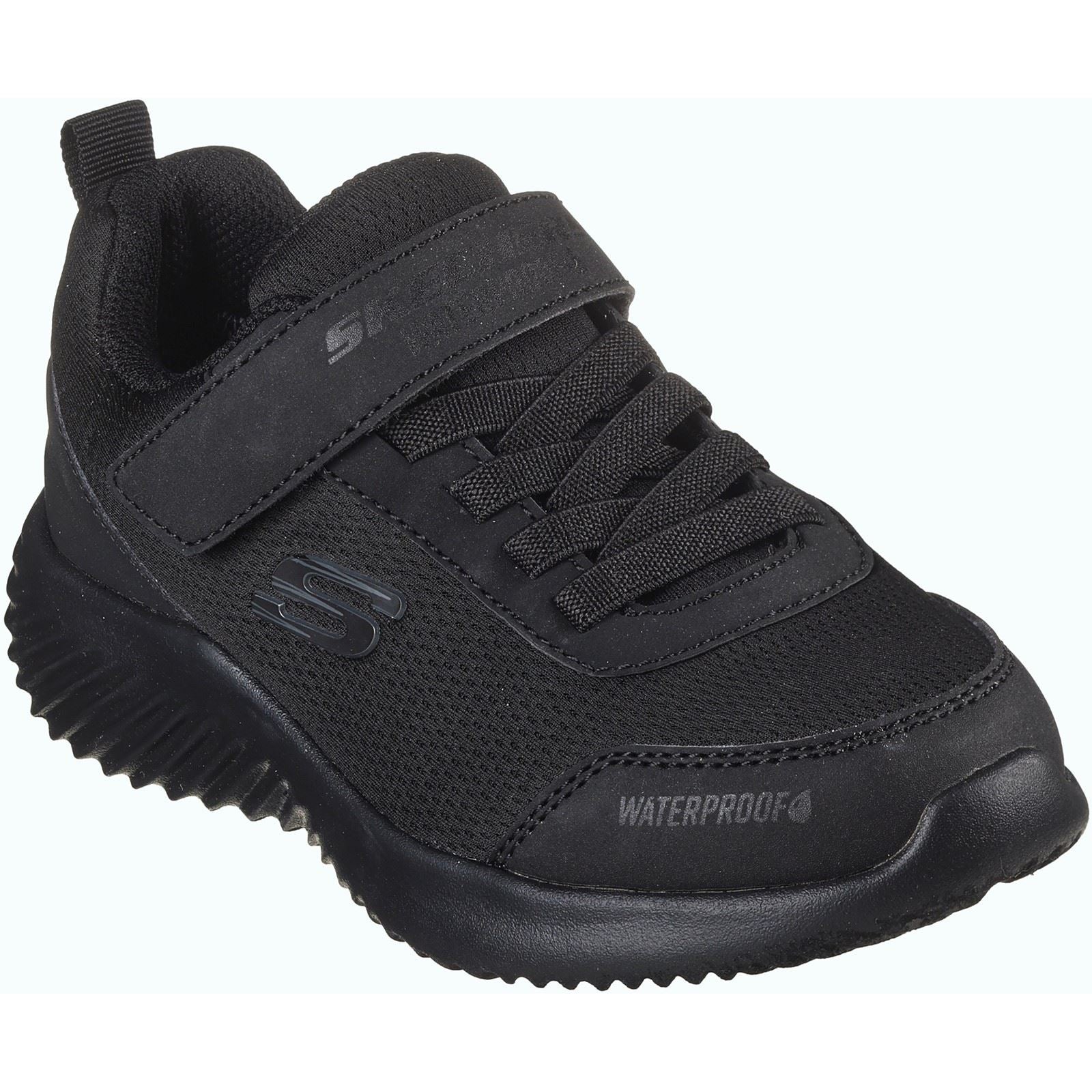Skechers Bounder Dripper Drop Polyurethan Jungen Schwarze Sneaker