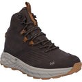 Hi-Tec Fuse Trek Mid Polyester Herren Wanderstiefel In Stahl/Anthrazit/Hellgelb