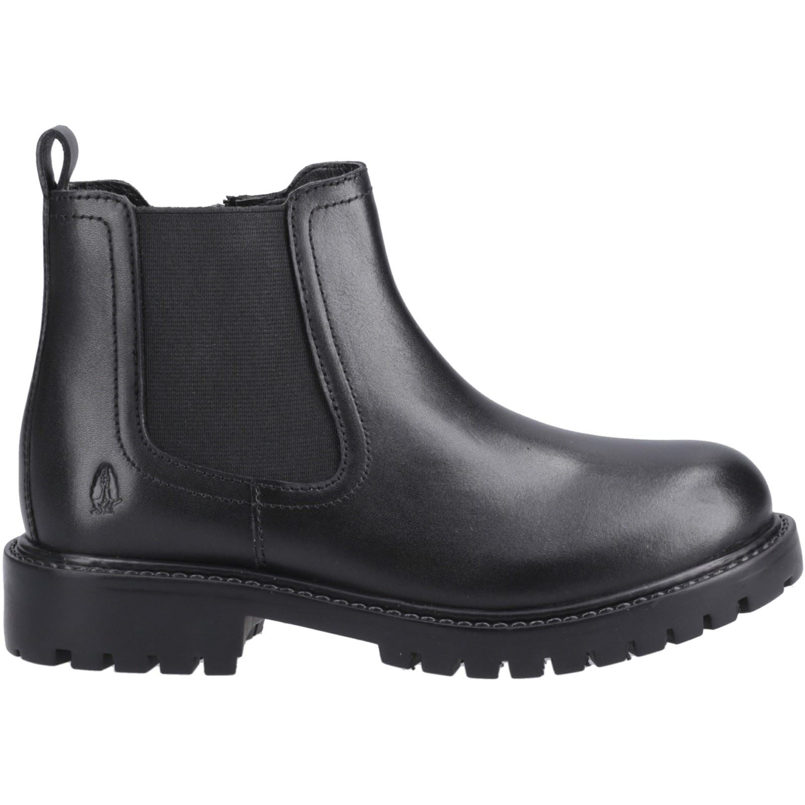 Hush Puppies Ariella Chelsea Mädchen Schwarze Farbe Lederstiefel