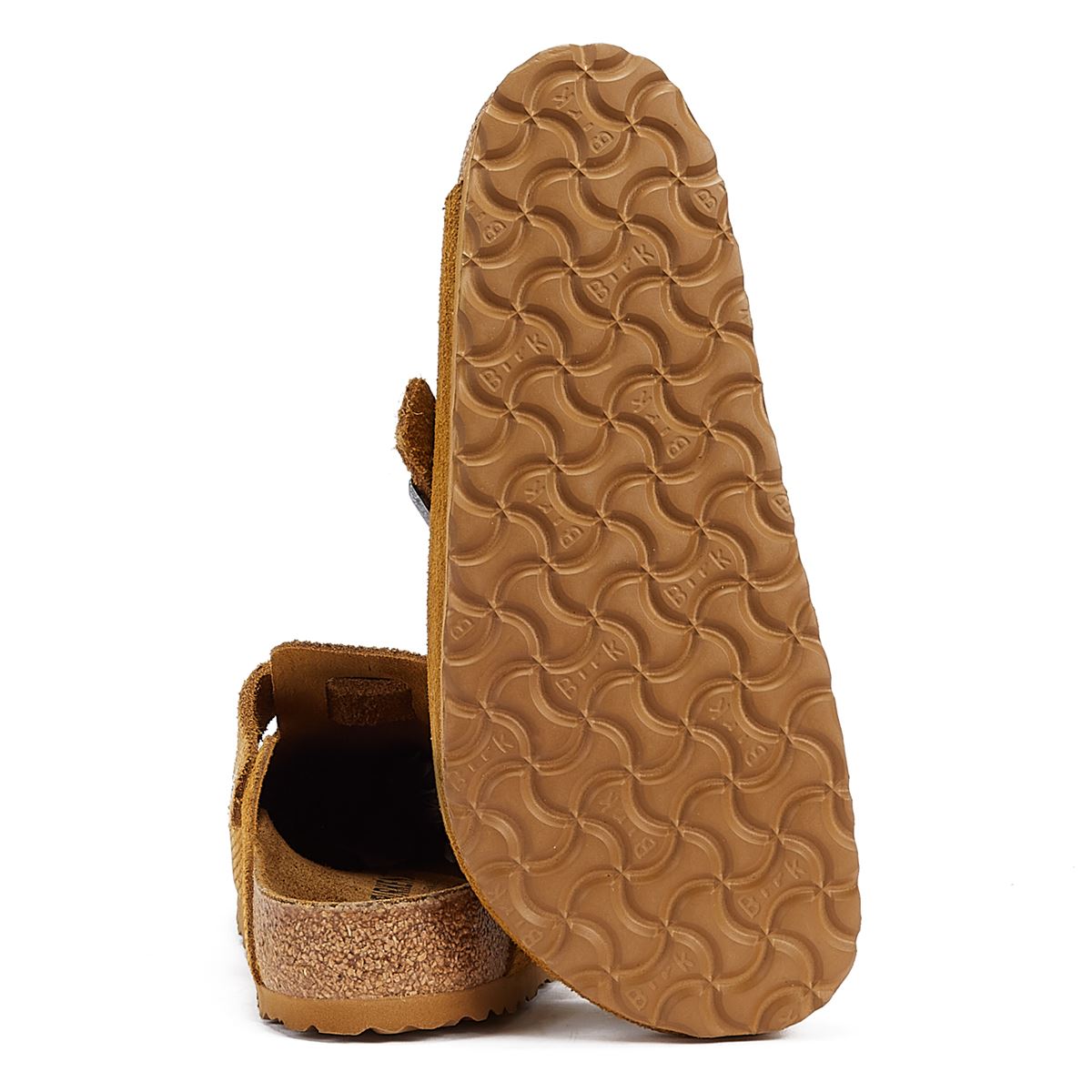 Birkenstock Boston Kord Cord Braun Clogs