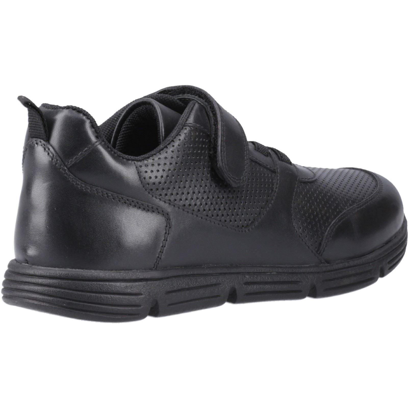 Hush Puppies Alfie Bungee Snr Lederschuhe Für Jungen In Schwarz