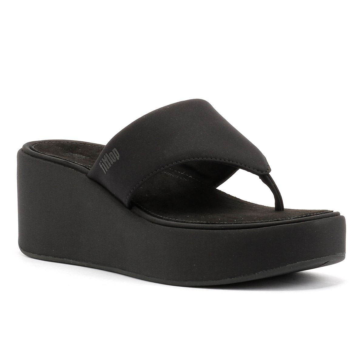 FitFlop Platfforms Wedge Damen Schwarze Farbe Sandalen