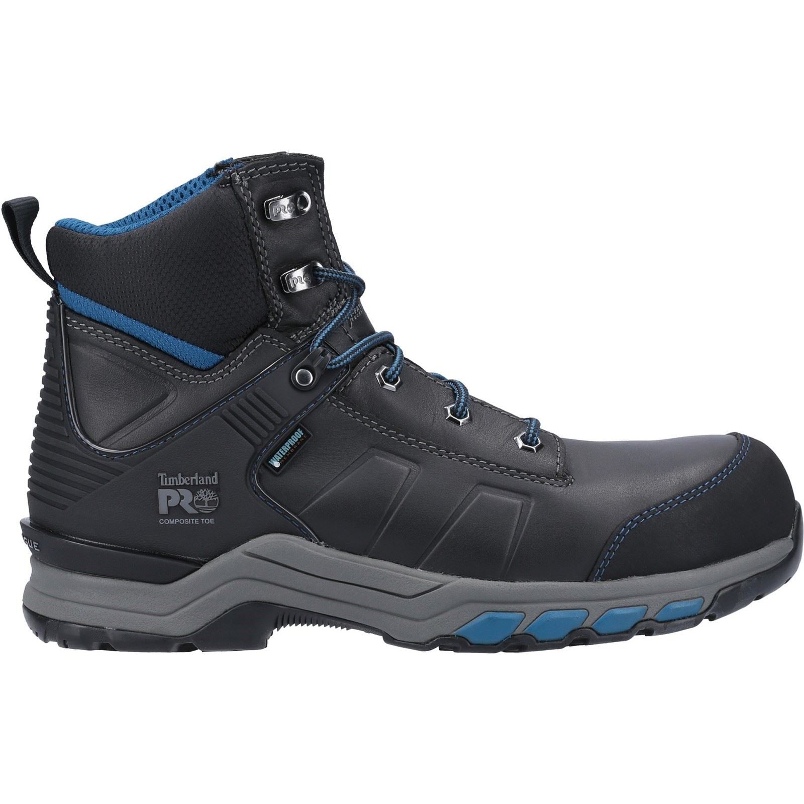 Timberland Pro Hypercharge Arbeitsschuhe Aus Leder Schwarz/Türkis