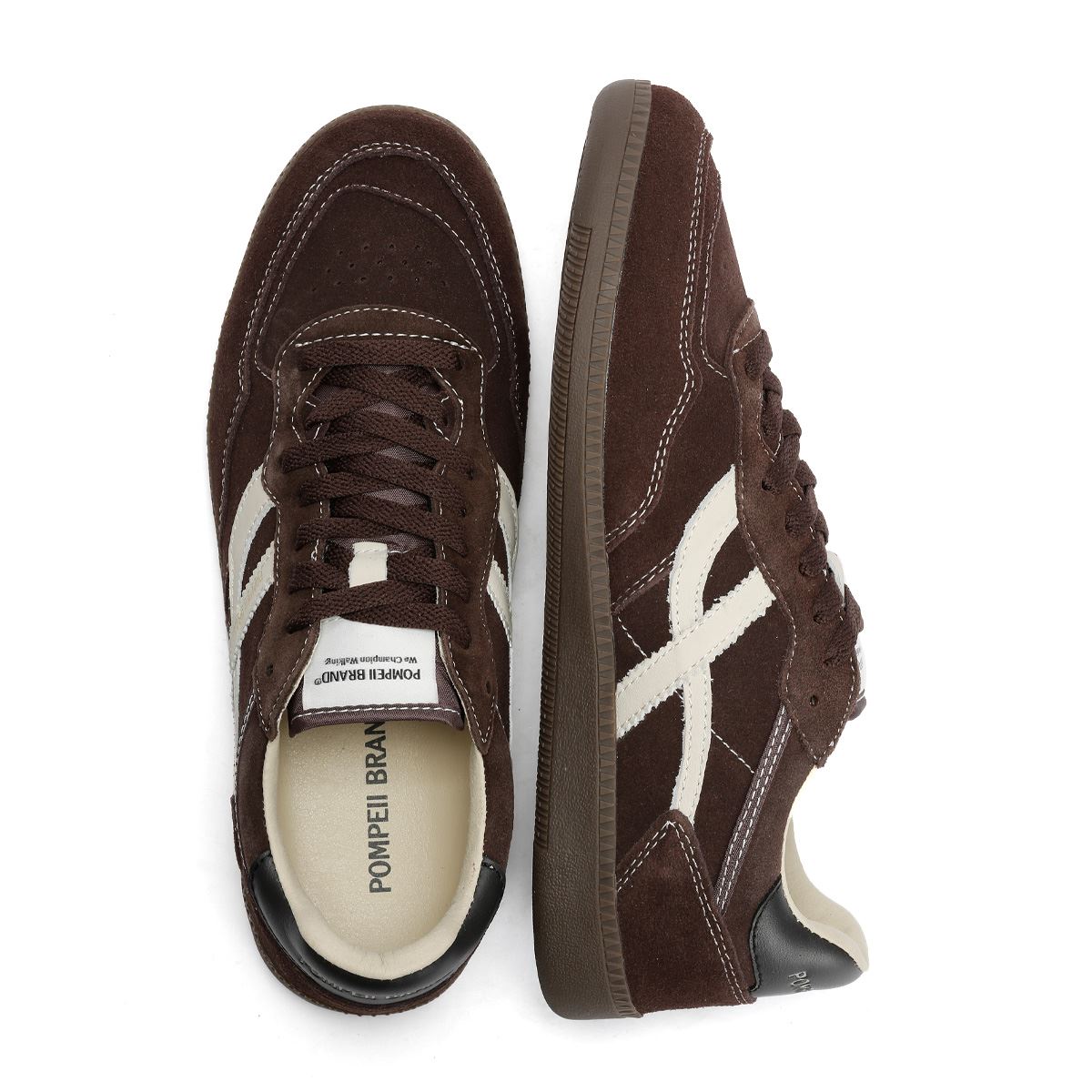 Pompeii Elan Sala Wildleder Herren Braune Sneaker