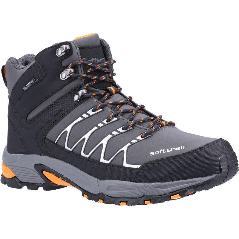 Cotswold Abbeydale Mid Herren-Wanderschuhe In Grau/Orange