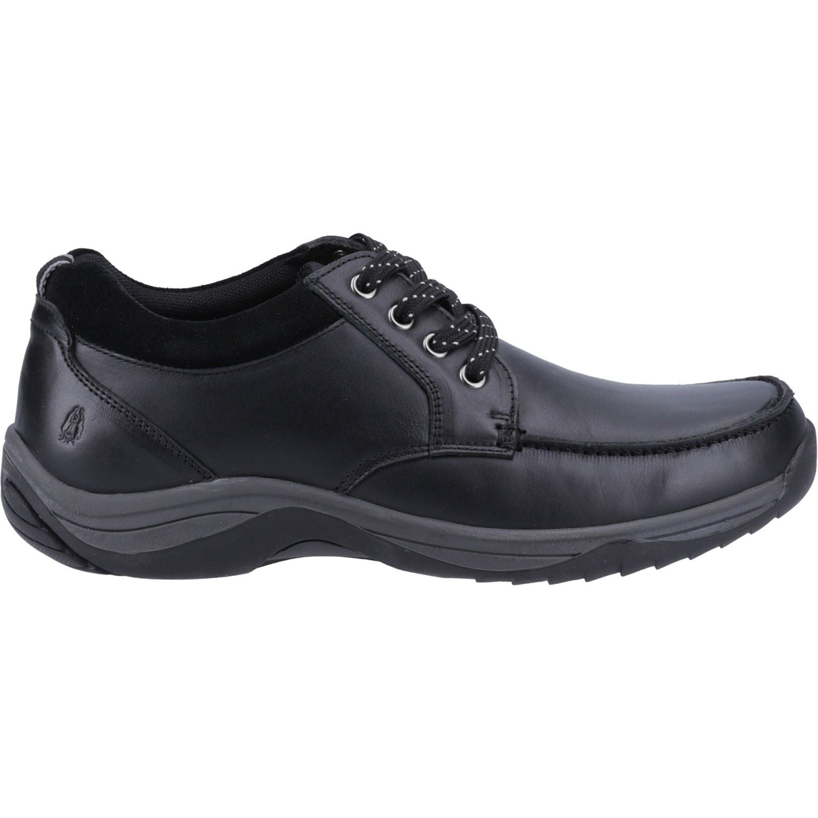 Hush Puppies Derek Herrenschuhe Aus Schwarzem Leder Mit Schnürung