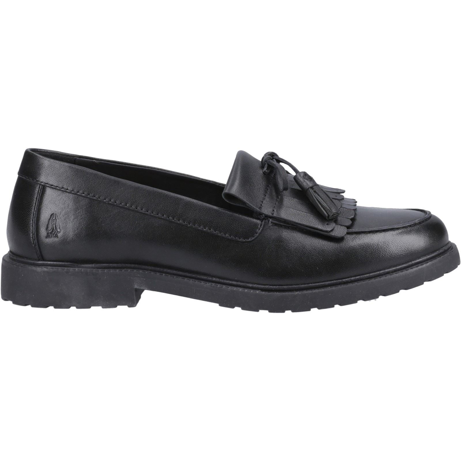Hush Puppies Verity Kiltie Damen Schwarze Farbe Lederloafer