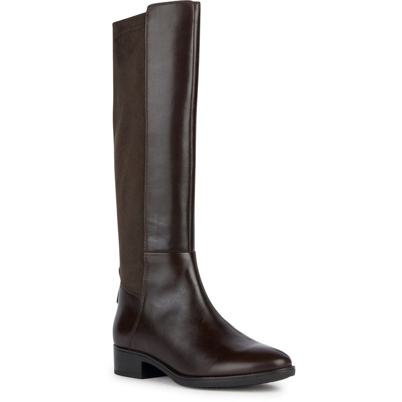 Geox D Felicity Damen Kaffeestiefel