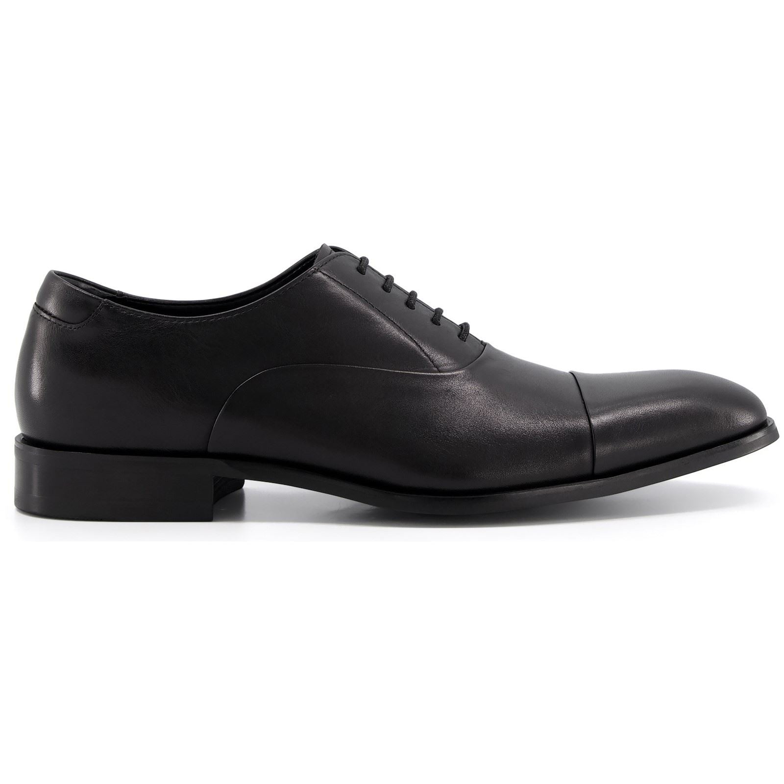 Dune Secrecy Leder-Herrenschuhe In Schwarz-Oxford-Stil