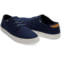 TOMS Carlo Herren Turnschuhe Aus Jute, Marineblau, Im Heritage-Canvas-Stil