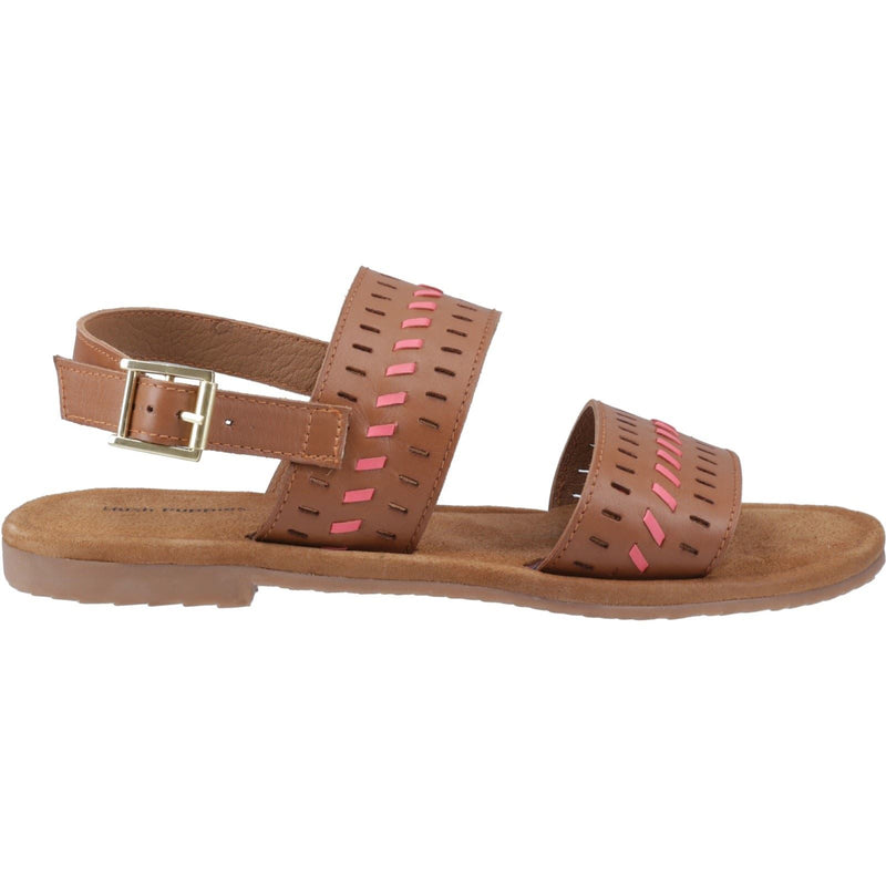 Hush Puppies Hadley Damen Sandalen Aus Leder In Tan