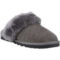 Hush Puppies Samantha Damen Hausschuhe aus Wildleder in Grau