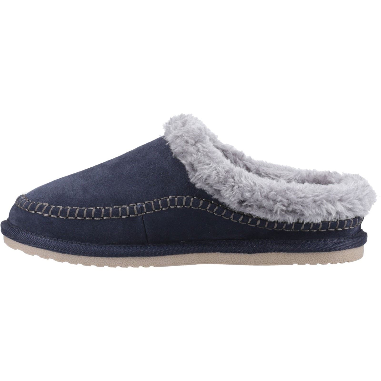 Hush Puppies Atticus Herrenhausschuhe aus Wildleder in Marineblau