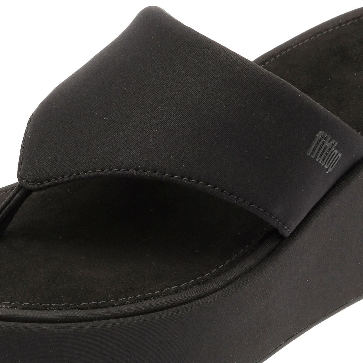 FitFlop Platfforms Wedge Damen Schwarze Farbe Sandalen