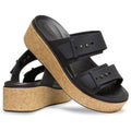 Crocs Brooklyn Buckle Damen Schwarze Farbe Sandalen