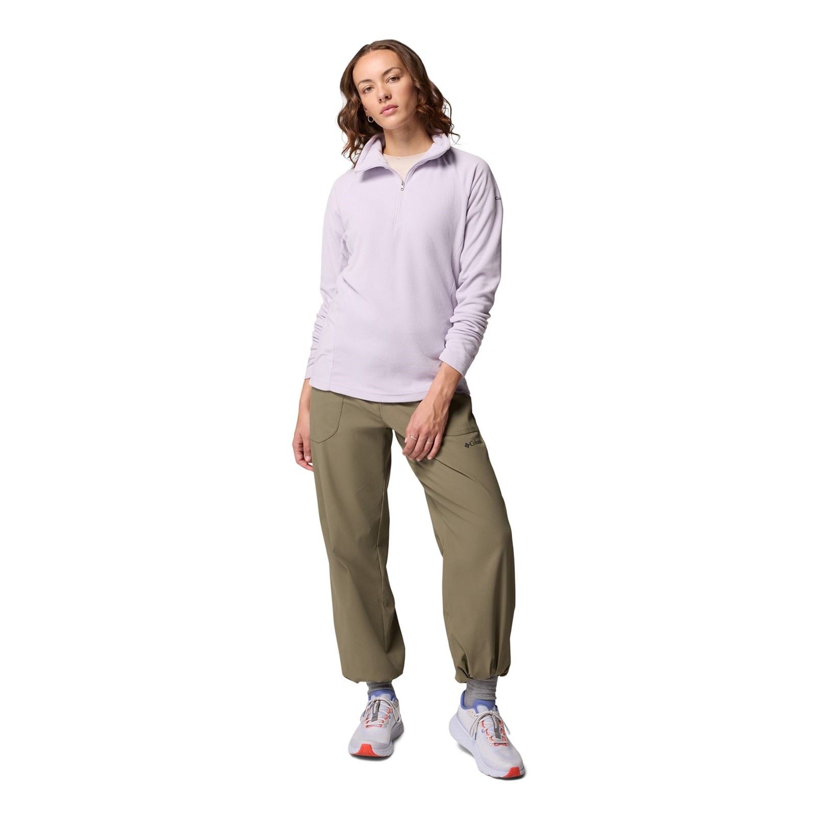 Columbia Glacial IV 1/2 Zip Damen Lila Fleecejacken