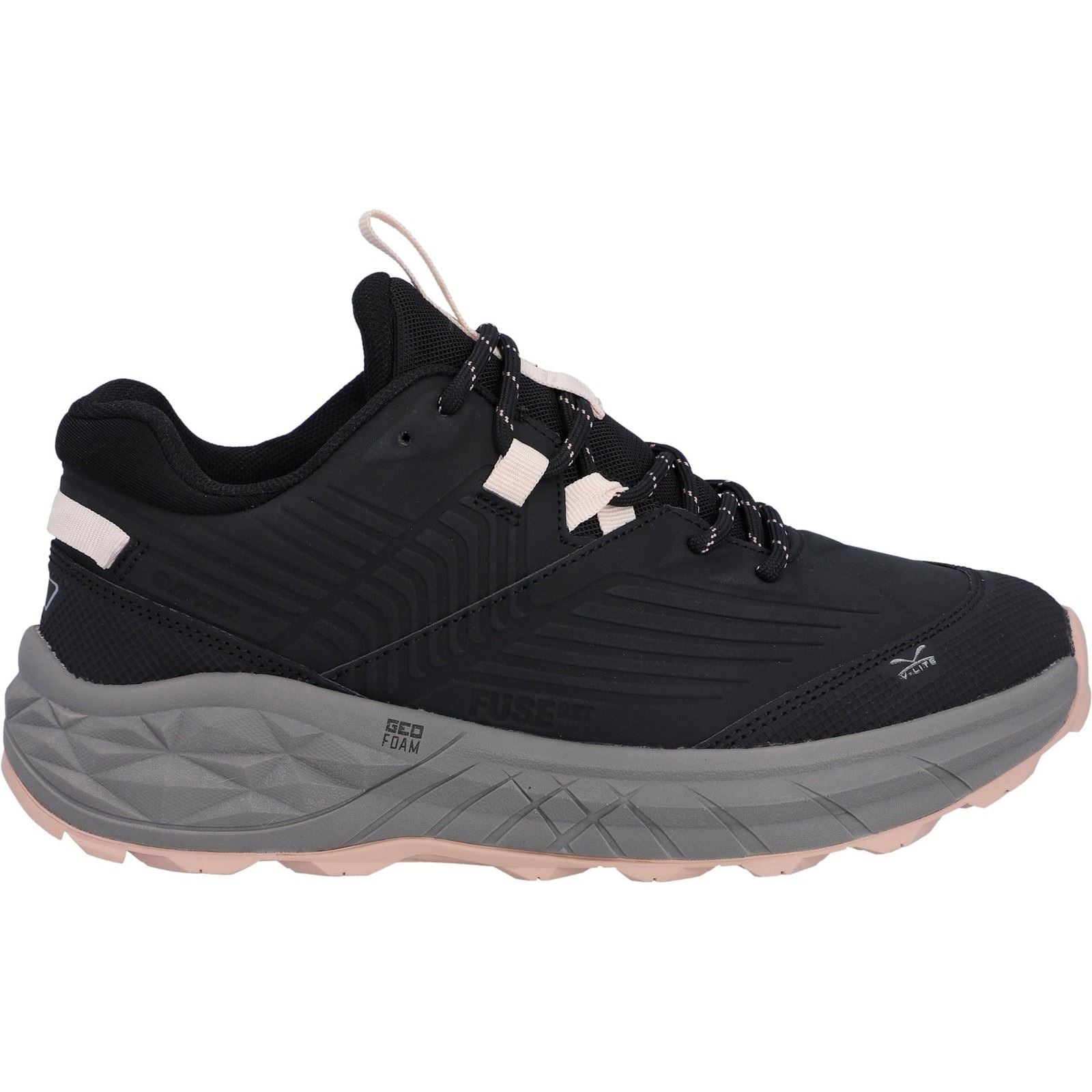 Hi-Tec Fuse Trek Polyester Damen Schwarz/Steeple Grey/Cameo Rose Sneakers