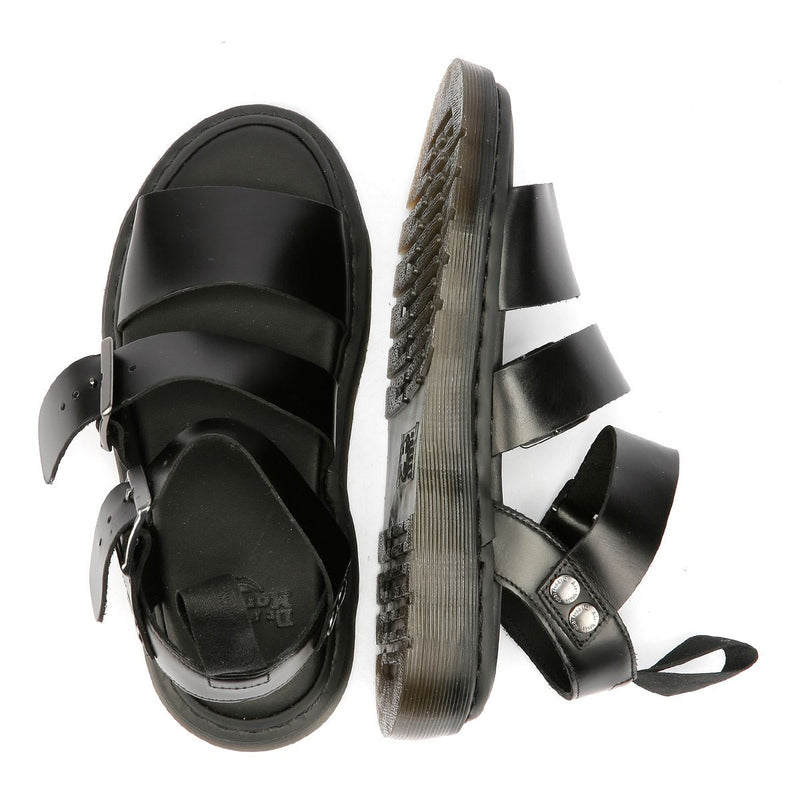 Dr. Martens Gryphon Brando Damen Sandalen Aus Schwarzem Leder