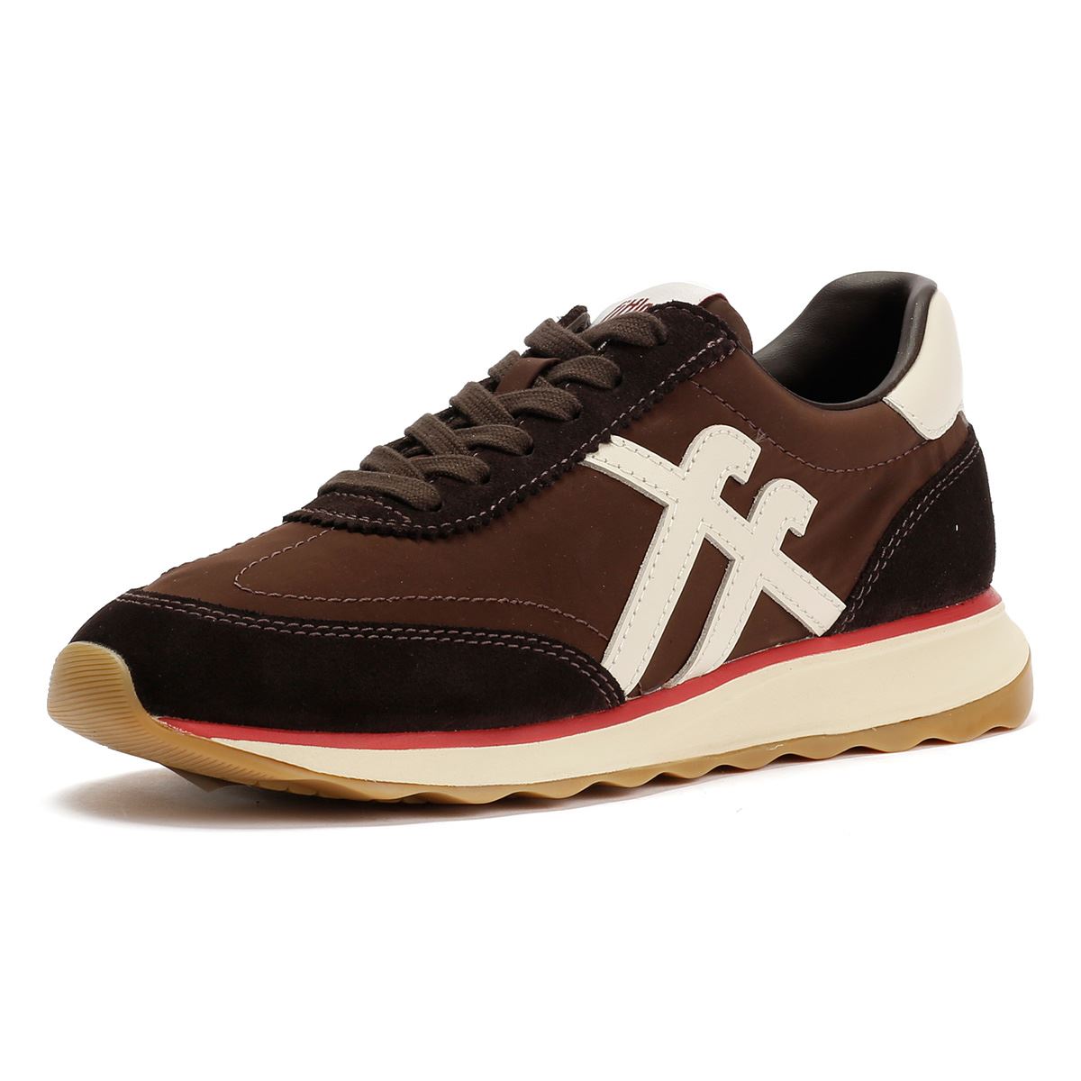FitFlop Retro-Q FF Nylon Damen Braune Sneaker