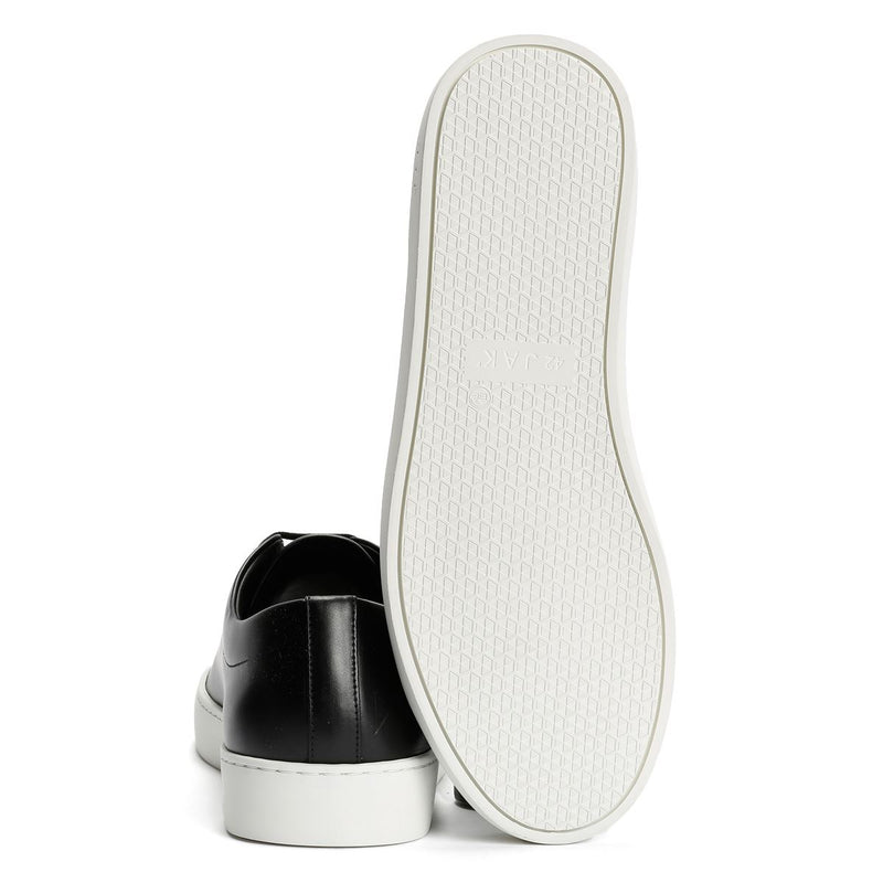 JAK Royal Leder Herren Schwarze Sneakers