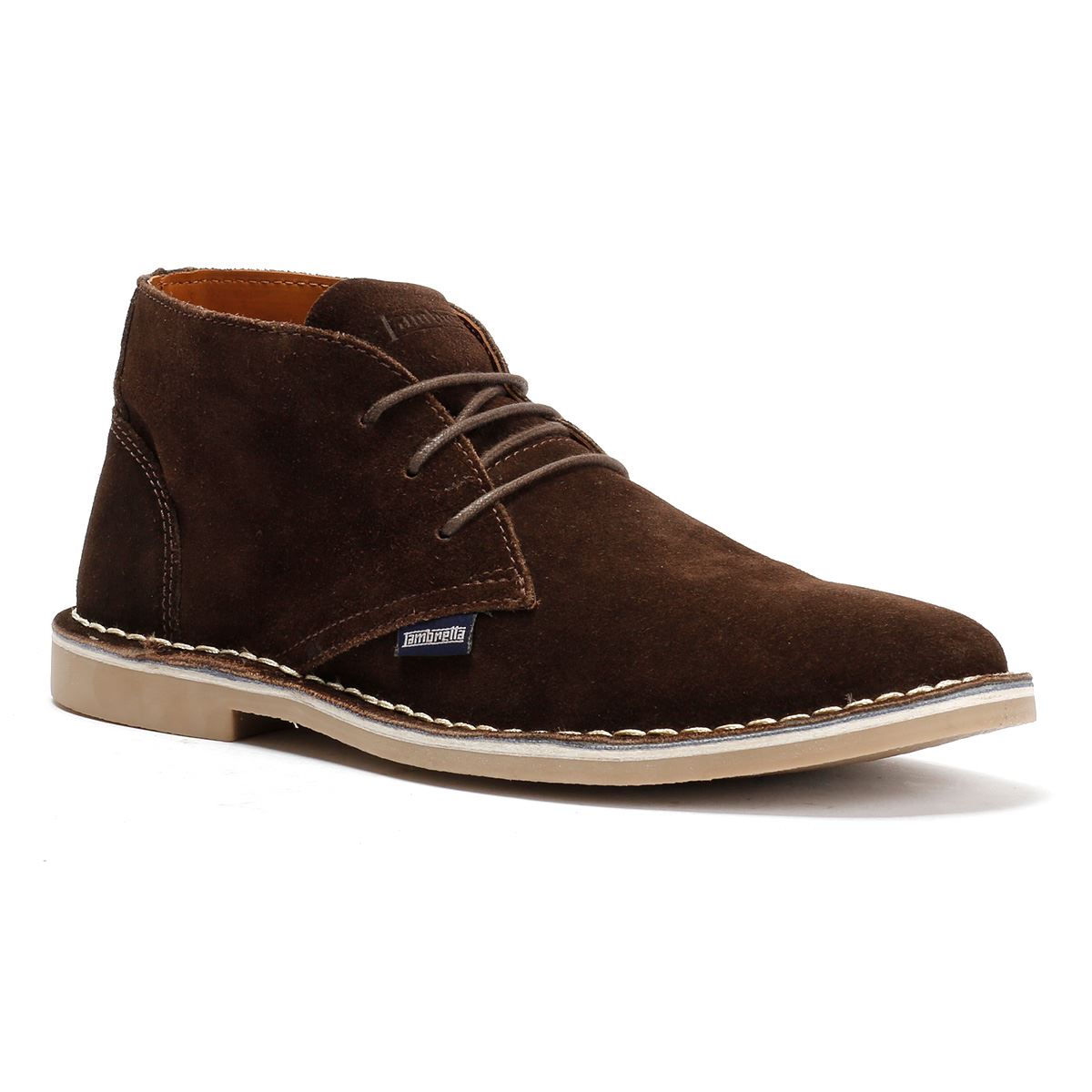 Lambretta Chiswick Wildleder Herren Braune Stiefel