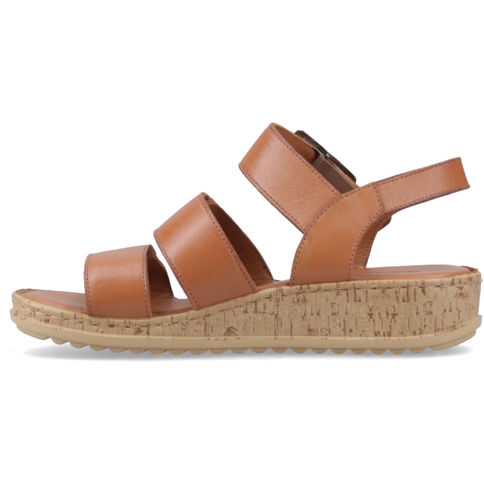 Hush Puppies Eliana Sandal Leder Damen Tan Sandalen