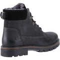 Hush Puppies Pier Herren Schwarze Farbe Leder Knöchelstiefel