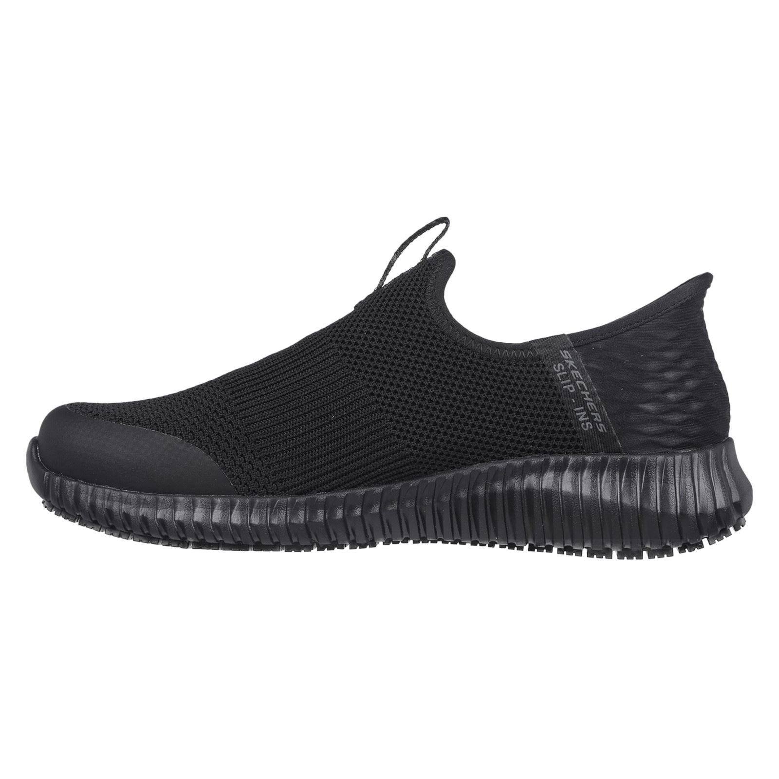 Skechers Workwear Cessnock - Gwynedd Textil Damen Schwarze Sicherheits Sneakers