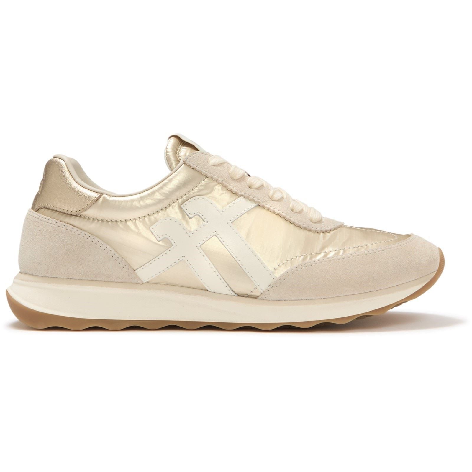 Fitflop Retro-Q FF Nylon Damen Platino Sneakers