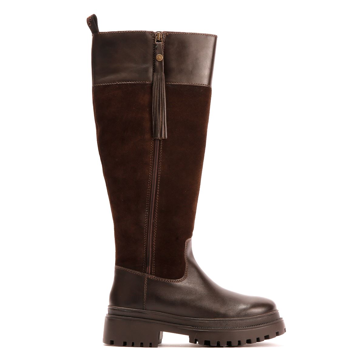 Osprey London The Bramble Tall Leder Damen Braune Stiefel