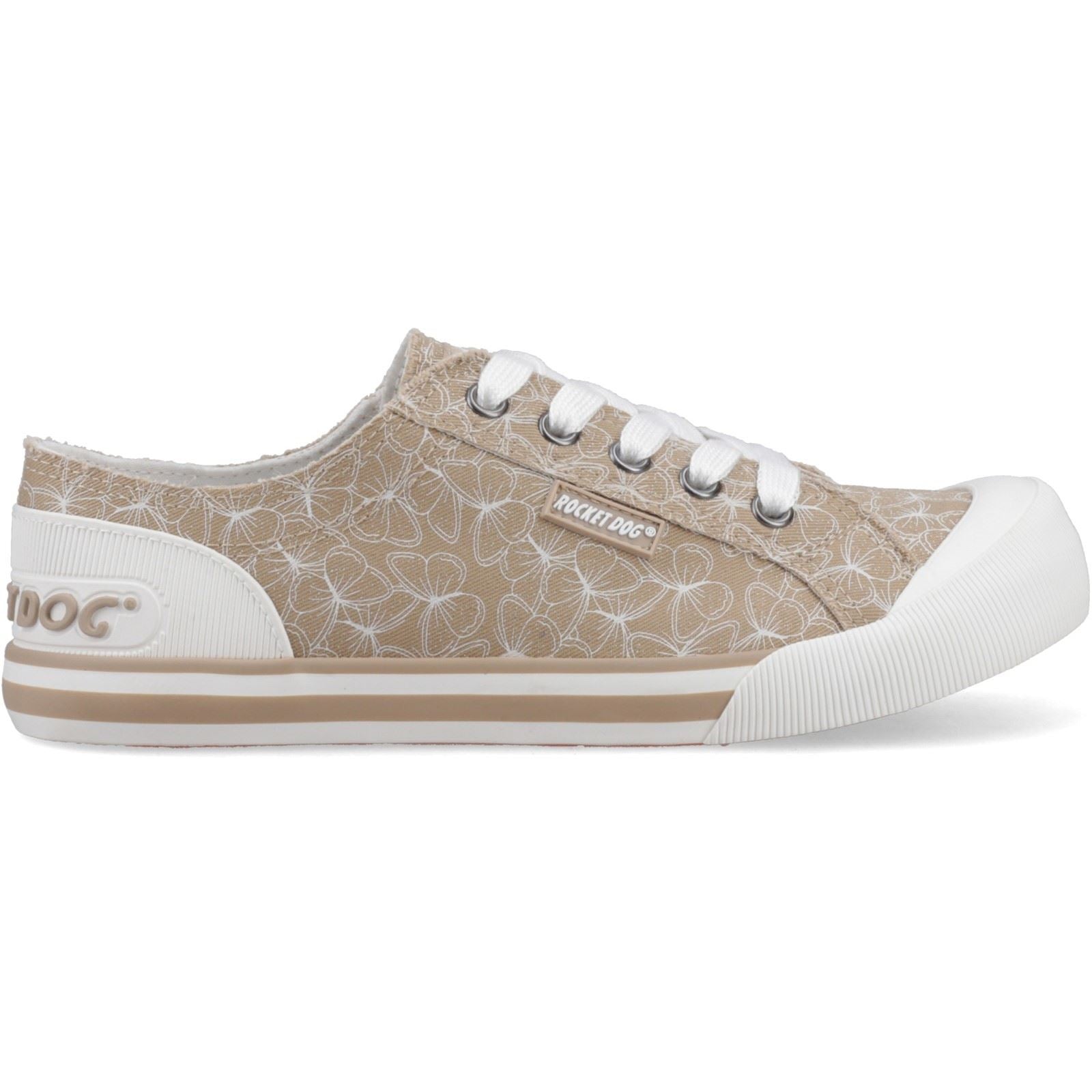Rocket Dog Jazzin Mariposa Textil Damen Tan Sneakers