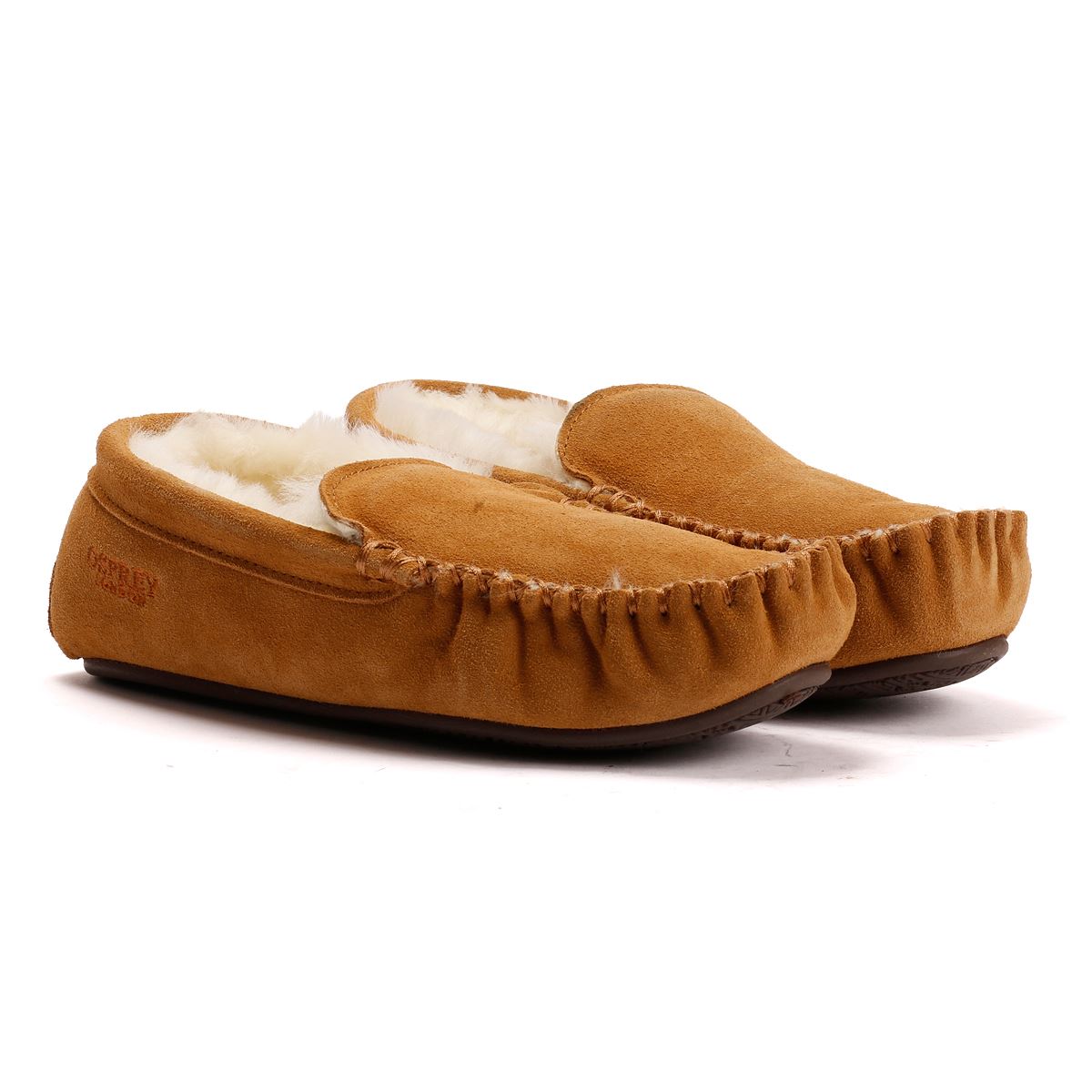 Osprey London The Sunday Wildleder Herren Braune Hausschuhe