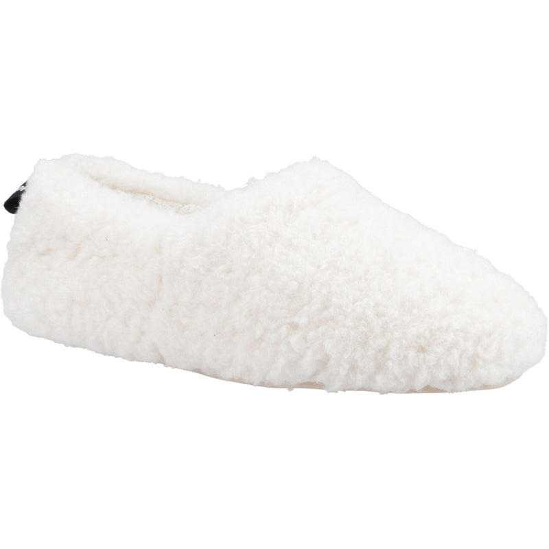 Hush Puppies Emily Faux Fur Damen Creme Hausschuhe