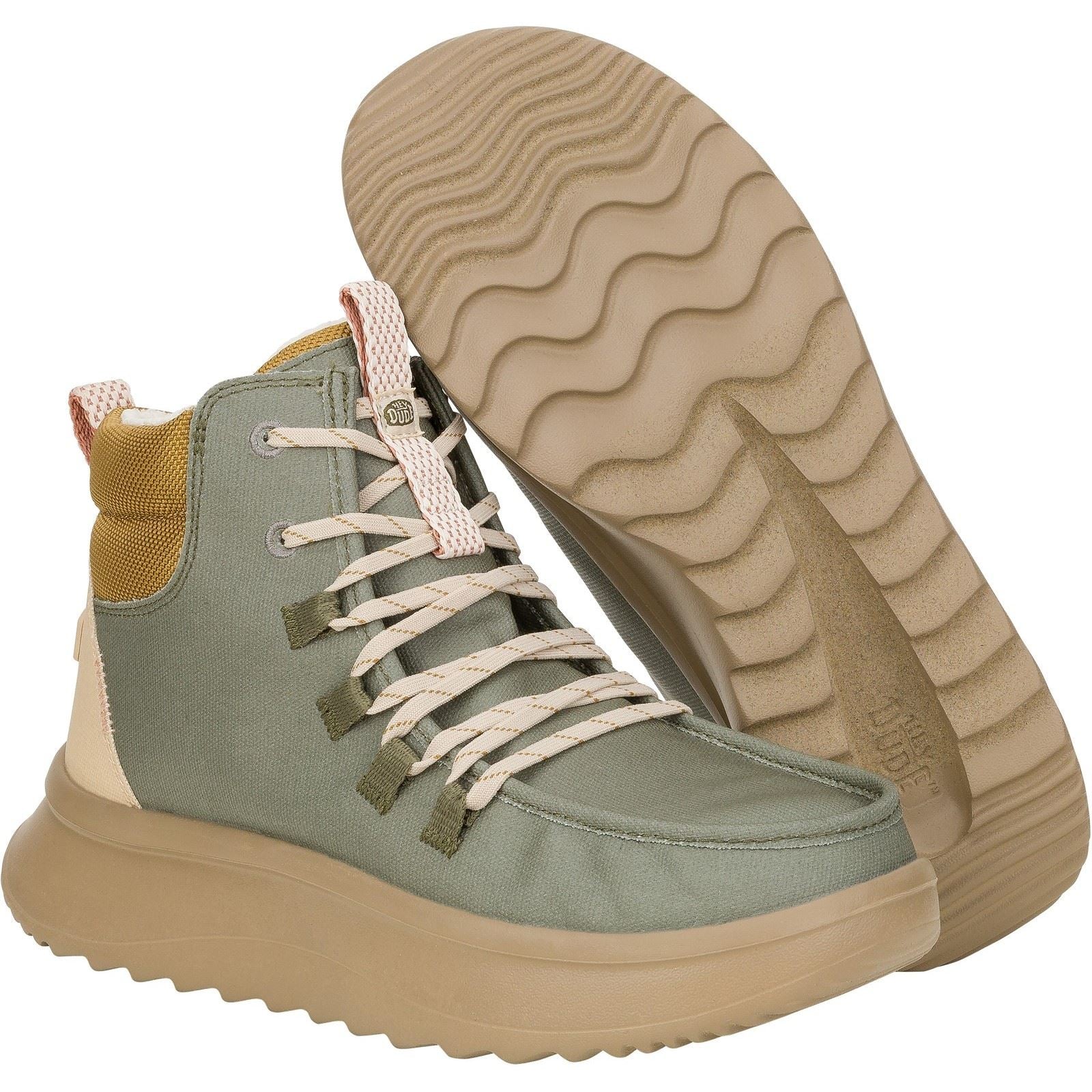 HEYDUDE Wendy Peak Apres Damen Olivenstiefel