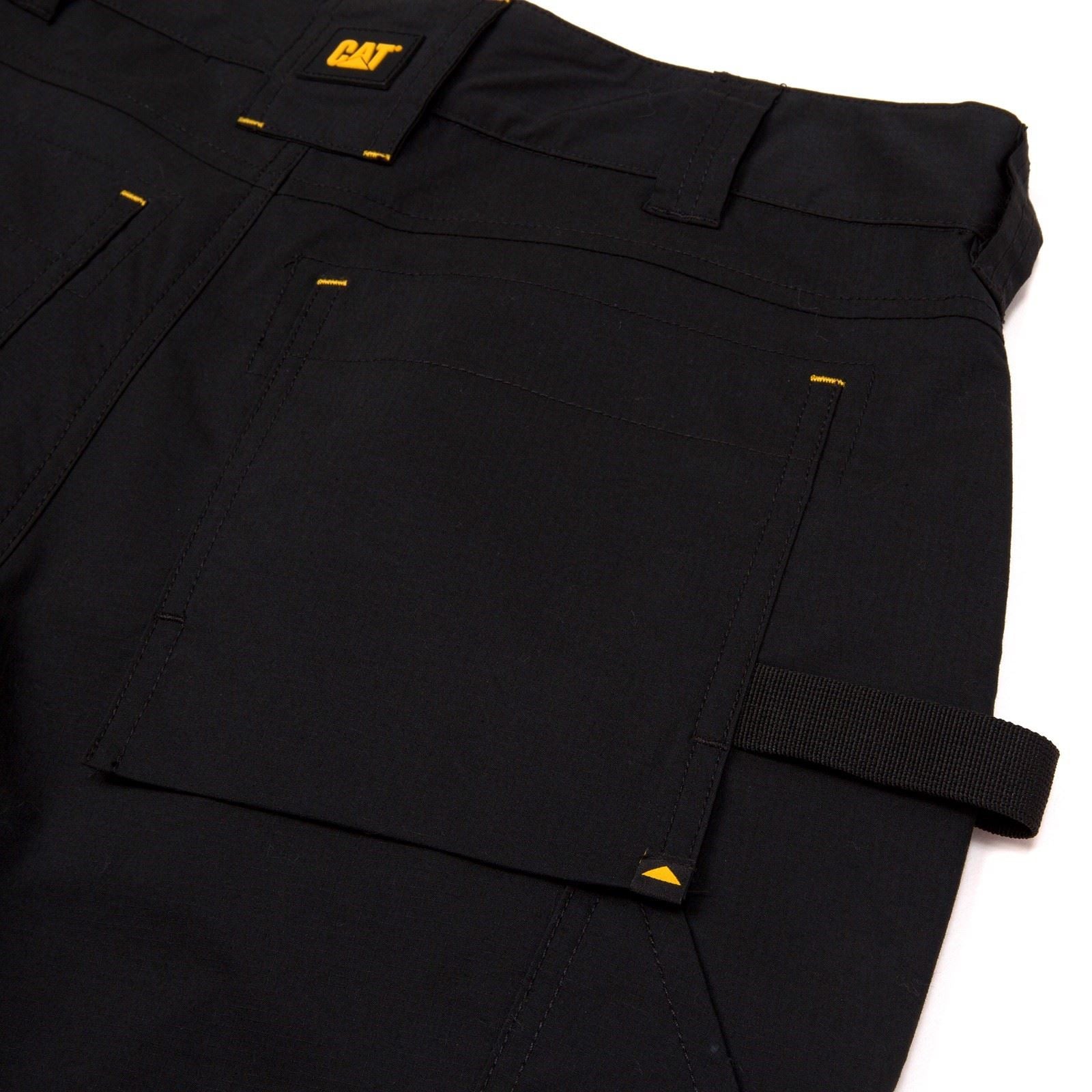 Caterpillar Nexus Holster Stretch Baumwoll Arbeits Shorts Für Herren In Schwarz