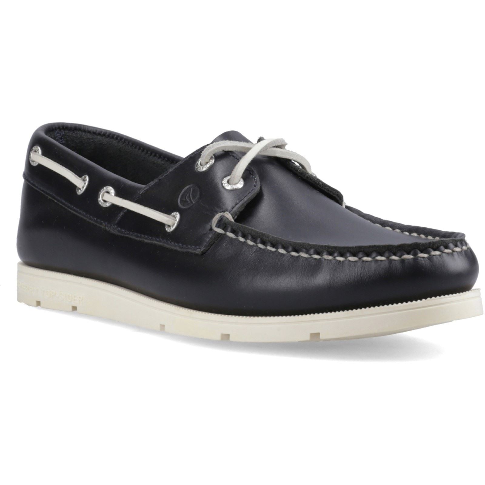 Sperry Oakland 2 Eye Boat Leder Herren Marine Bootschuhe