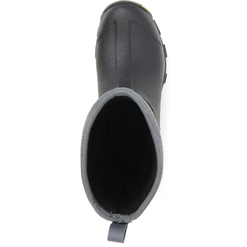 Muck Boots Arctic Ice Mid AGAT Gummistiefel Schwarz/Grau Mit Geometrischem Muster