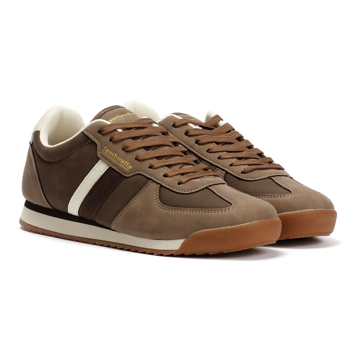 Lambretta Diego Herren Braune Sneakers