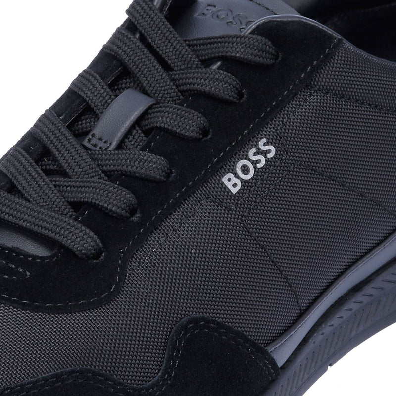 Boss Titanium Herren Schwarze Turnschuhe