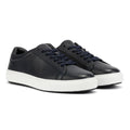 Ben Sherman Ace Cupsole  Herrenblaue Ledersneakers