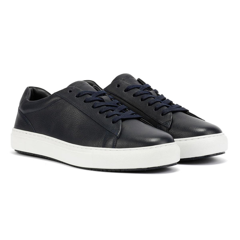 Ben Sherman Ace Cupsole  Herrenblaue Ledersneakers