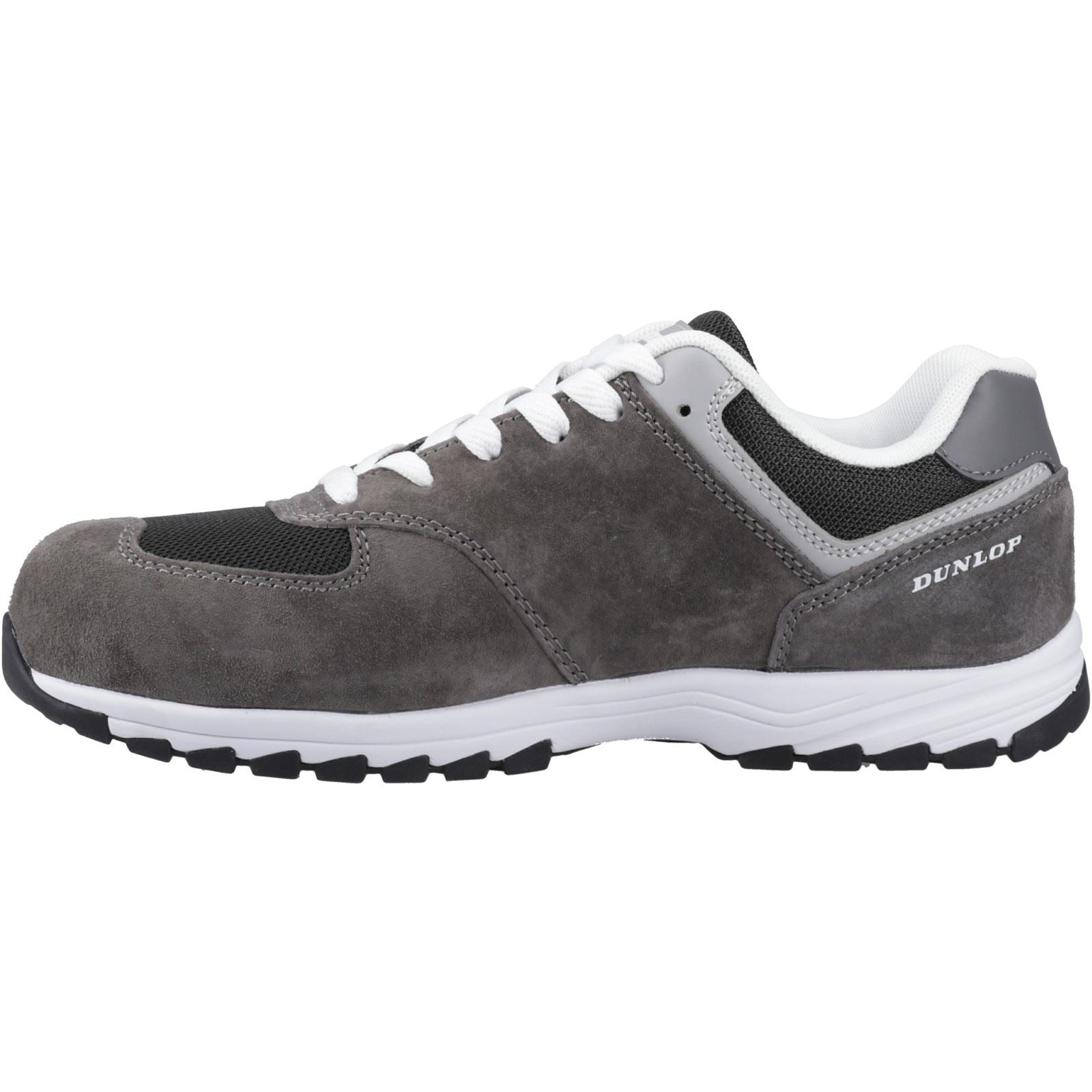Dunlop Arrow Wildleder Herren Sicherheitssneaker In Anthrazit/Grau